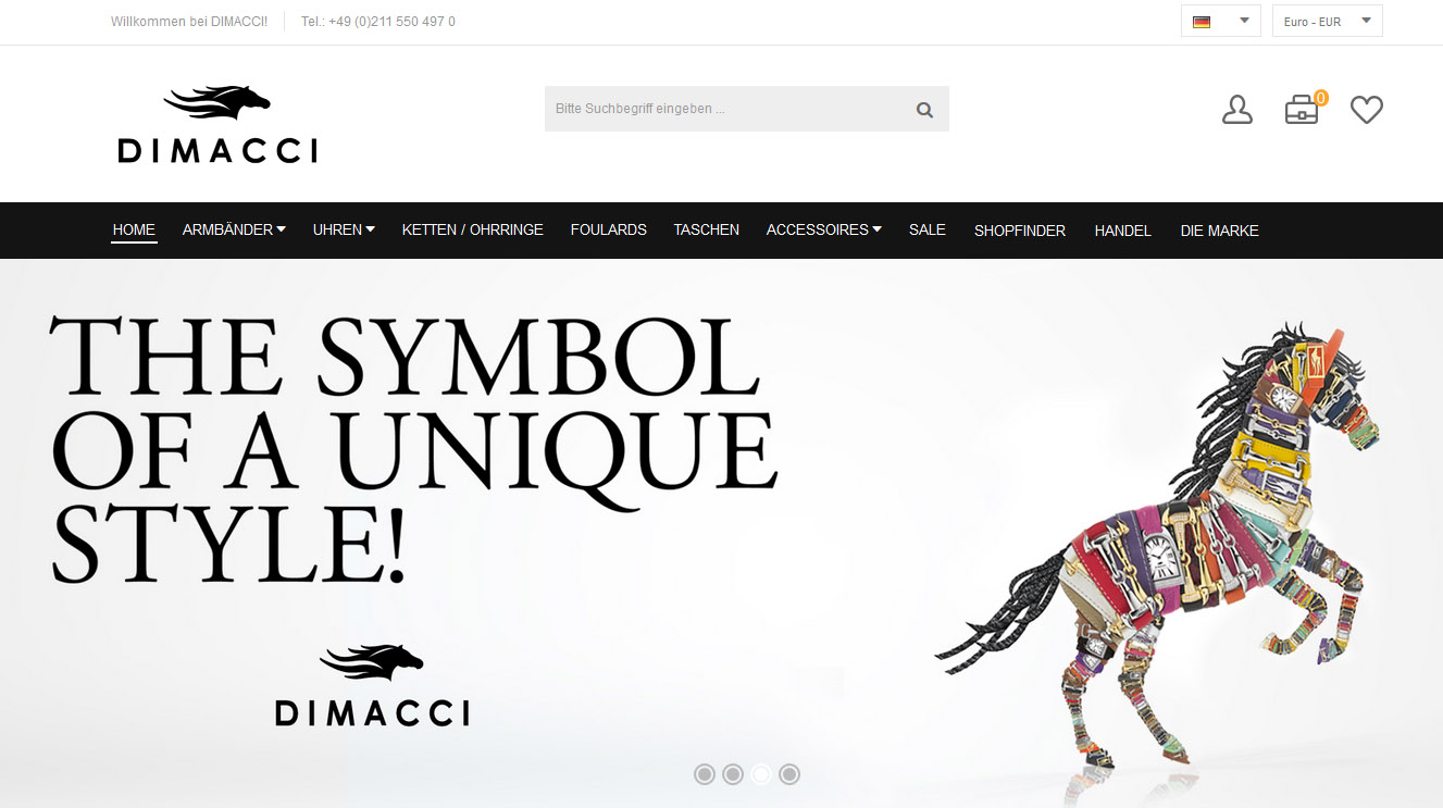 Magento reference: Luxuslabel DIMACCI