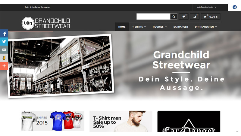 Magento reference: Building and extending of Grandchild Streetwear